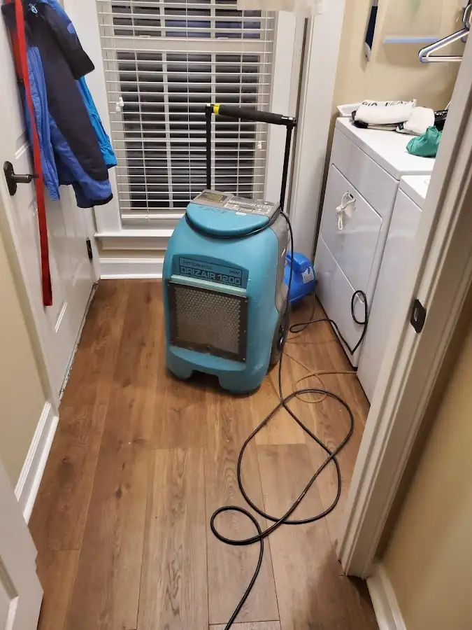 Commercial dehumidifier deployed for Flood Damage Cleanup in Big Spring